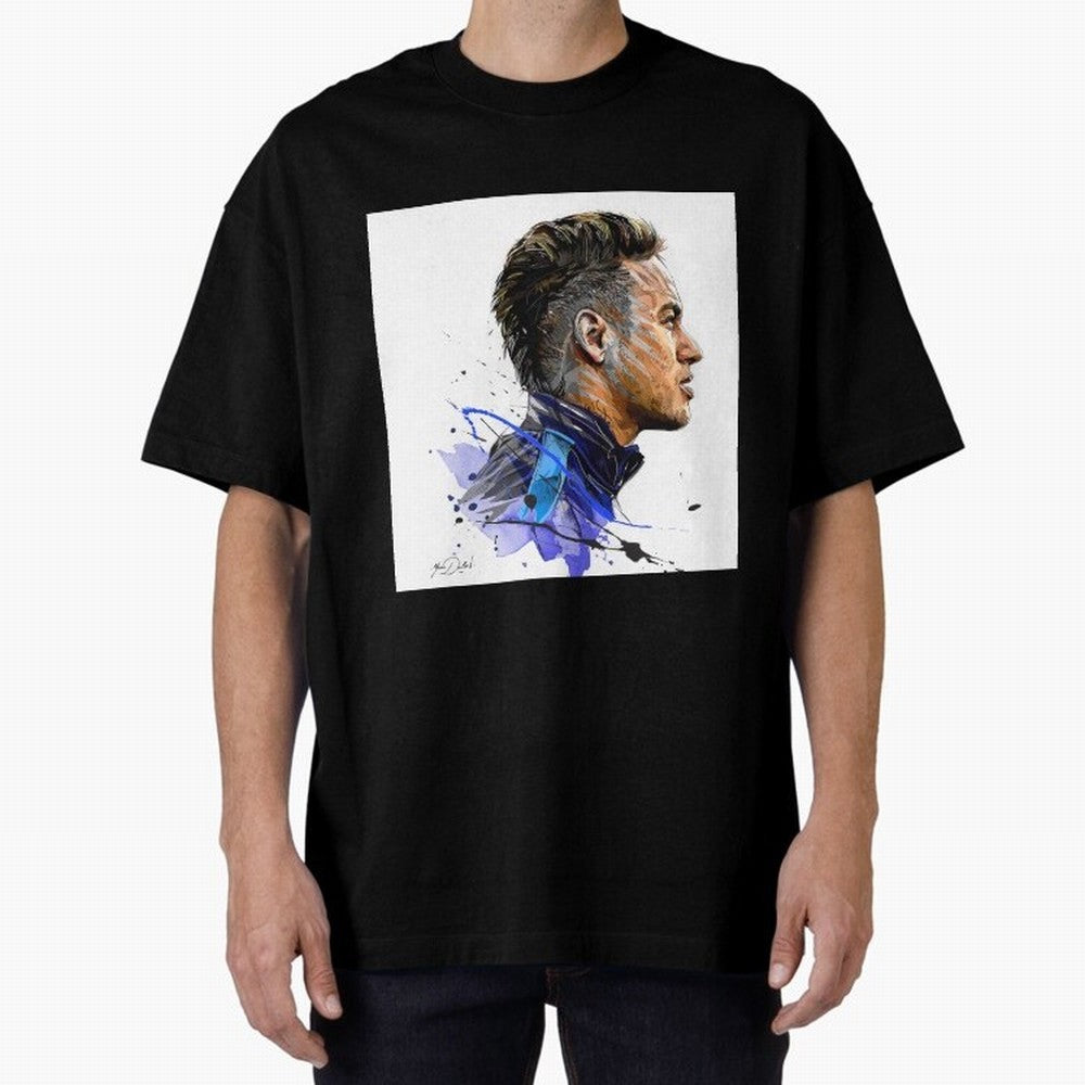 Neymar Design Oversized T-Shirt Step into the FIFA World Cup 2026 USA Canada Mexico Journey through Mbappe Highlights, Spain Pride, Game Day Rituals, Football Legends, Country Pride and the Road to the Final; Ideal for Football Dads, Football Moms,