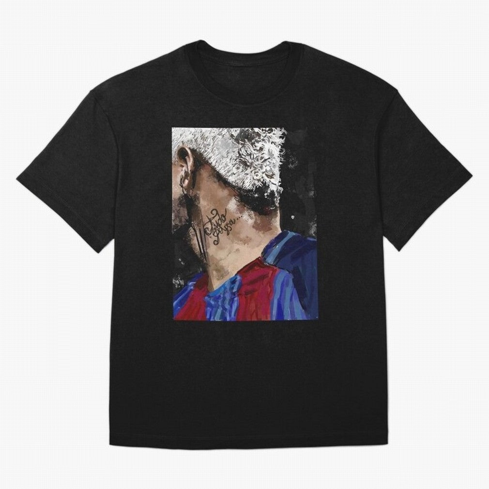 Barca Neymar Classic T-Shirt Show Love for Legendary Goals in Global Football Passion for FIFA World Cup 2026 USA Canada Mexico, Centered on CR7, France, Vintage Soccer Flavor, Modern Football Stars, National Flags and Final Night Emotion; Ideal