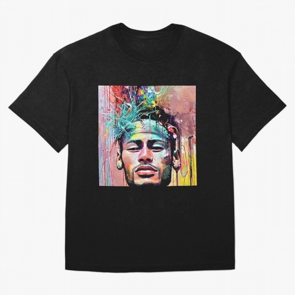 Colorful Neymar Oversized T-Shirt Show Your Tournament Heart for FIFA World Cup 2026 Group Stage Spirit, Connected to Spain and Netherlands, Cristiano Ronaldo, Fan Favorite Moments, National Team Passion, Big Match Drama and Soccer History; Built