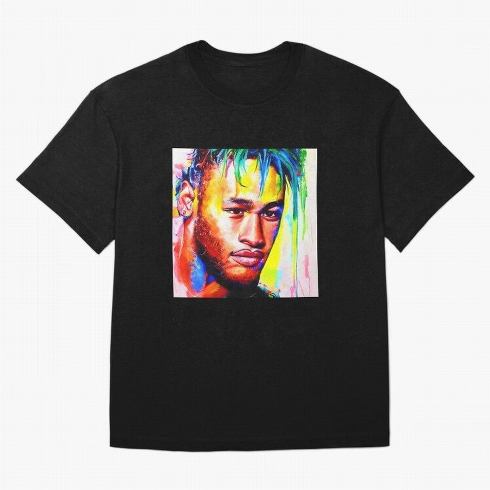 a game with Neymar Classic T-Shirt Spotlight Match Day Hype around FIFA World Cup 2026 Group Stage, Messi, Brazil, Retro Football Energy, Iconic Rivalries, Trophy Chase Drama and Stadium Atmosphere; Built for Supporters Chasing Trophy Dreams, Final