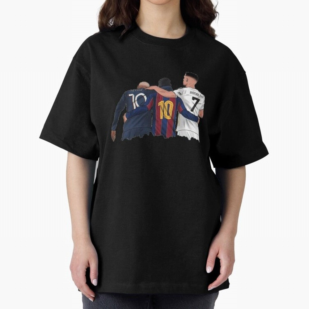 Football Messi, Ronaldo, neymar tshirt Classic T-Shirt Follow FIFA World Cup 2026 Spirit, Highlighting Germany, Neymar, Haaland and Cristiano Ronaldo, Goal Celebration Energy, Supporter Heritage, Football Icons and Worldwide Tournament Joy; Made