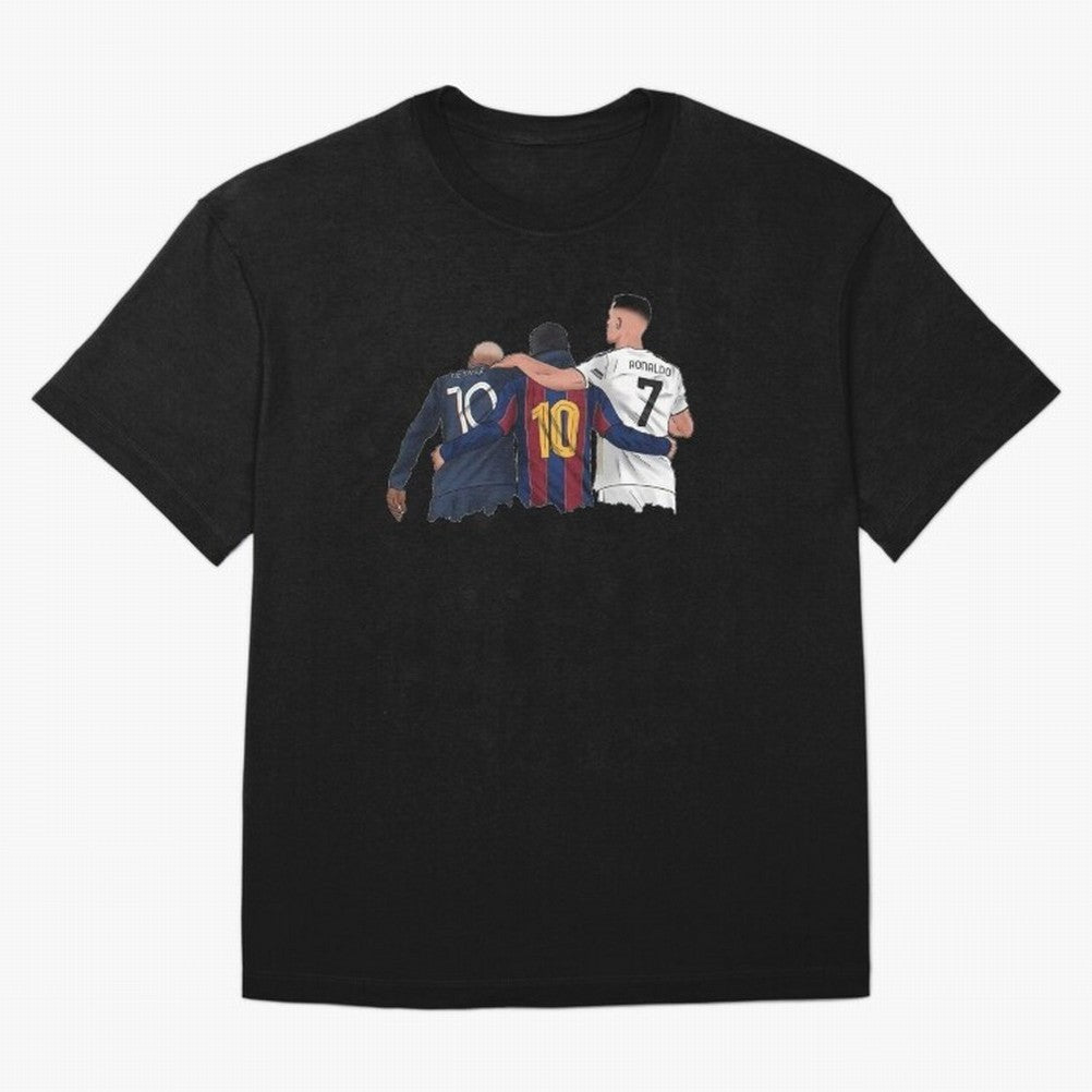 Football Messi, Ronaldo, neymar tshirt Classic T-Shirt Follow FIFA World Cup 2026 Spirit, Highlighting Germany, Neymar, Haaland and Cristiano Ronaldo, Goal Celebration Energy, Supporter Heritage, Football Icons and Worldwide Tournament Joy; Made