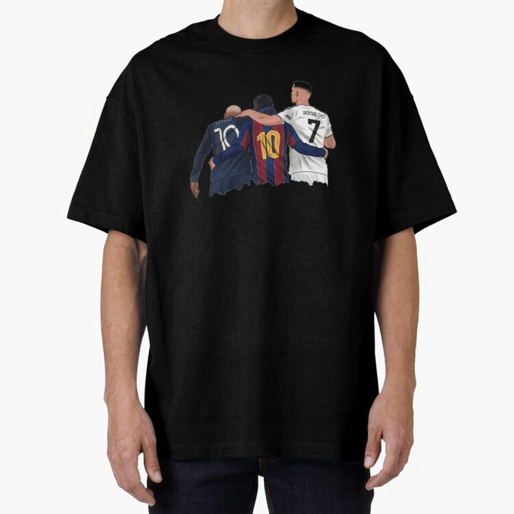 Football Messi, Ronaldo, neymar tshirt Classic T-Shirt Follow FIFA World Cup 2026 Spirit, Highlighting Germany, Neymar, Haaland and Cristiano Ronaldo, Goal Celebration Energy, Supporter Heritage, Football Icons and Worldwide Tournament Joy; Made
