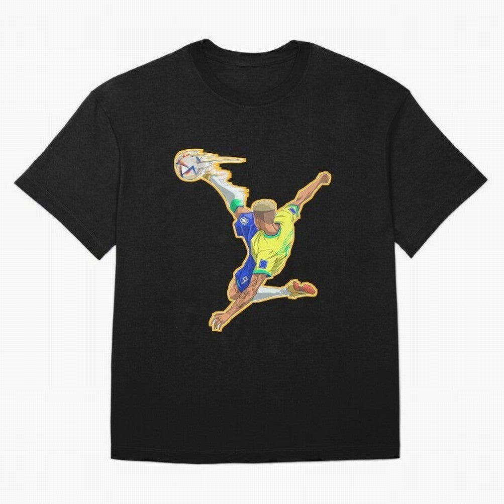 Richarlison Anime Goal Essential T-Shirt Cheer for Global Football Passion for FIFA World Cup 2026, Centered on Neymar, Haaland and Cristiano Ronaldo, Argentina and Brazil, Match Day Excitement, Supporter Culture, Golden Goals and Global Football