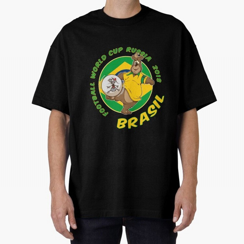 Football Russia 2018 World Cup Brazil T shirts and Merchandise Oversized T-Shirt Create Global Football Passion for FIFA World Cup 2026 USA Canada Mexico, Celebrating Messi and Cristiano Ronaldo, Netherlands, Championship Spirit, Famous Goals,