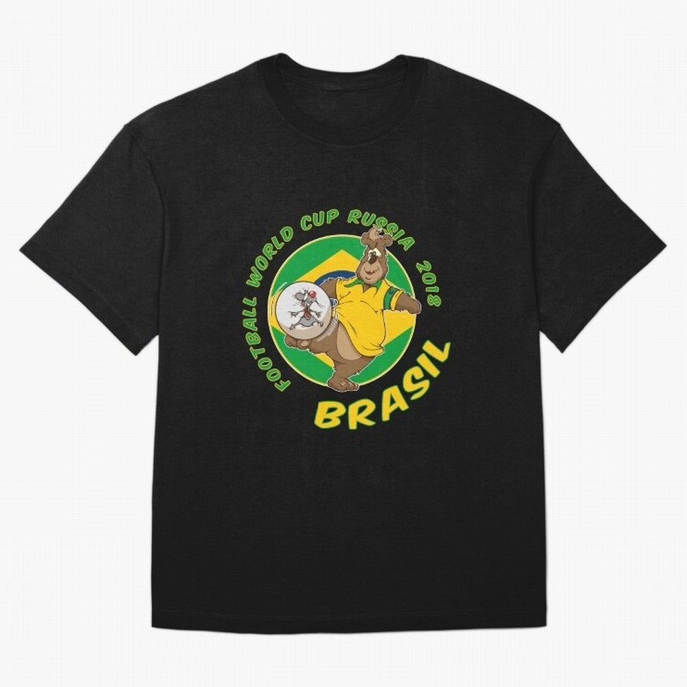 Football Russia 2018 World Cup Brazil T shirts and Merchandise Oversized T-Shirt Create Global Football Passion for FIFA World Cup 2026 USA Canada Mexico, Celebrating Messi and Cristiano Ronaldo, Netherlands, Championship Spirit, Famous Goals,