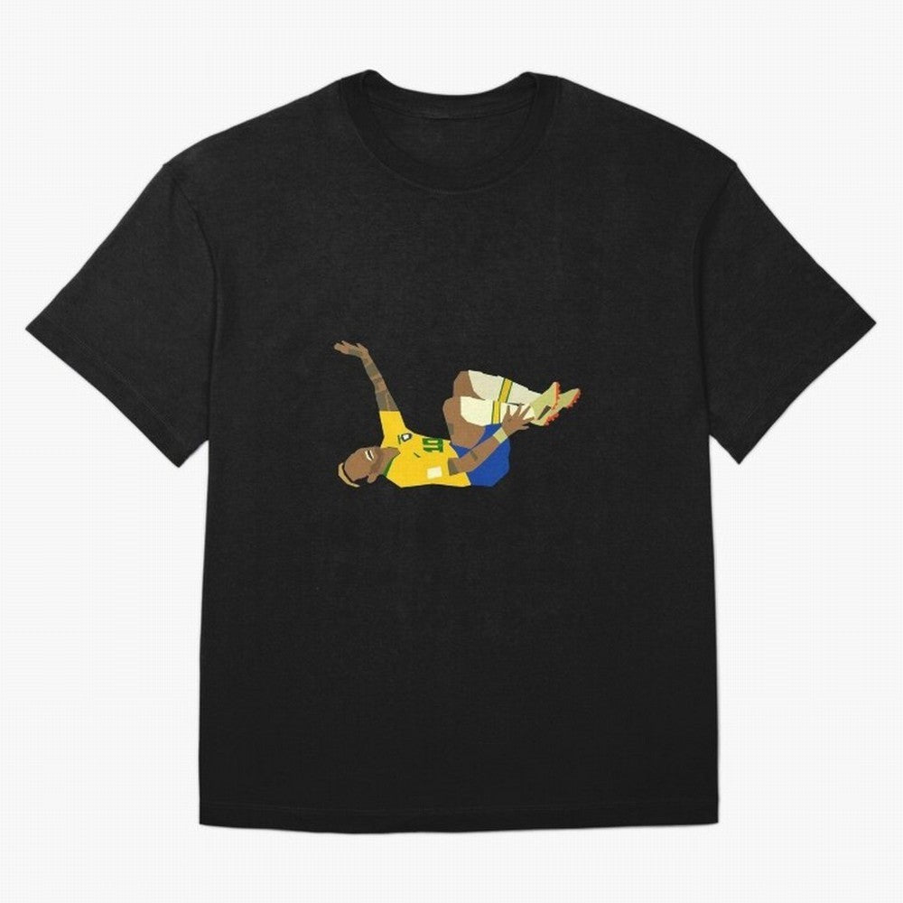 Falling Brazilian Player Classic T-Shirt Represent Fans Who Live for FIFA World Cup 2026 Group Stage Spirit, Connected to Netherlands, Mbappe and Neymar, Worldwide Fan Energy, Dramatic Goals, Stadium Lights and Championship Celebrations; Perfect