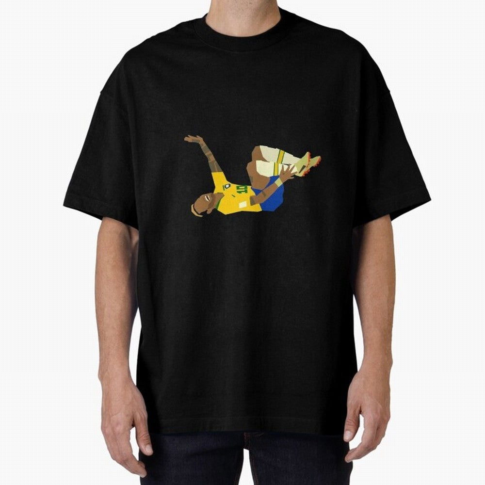 Falling Brazilian Player Classic T-Shirt Represent Fans Who Live for FIFA World Cup 2026 Group Stage Spirit, Connected to Netherlands, Mbappe and Neymar, Worldwide Fan Energy, Dramatic Goals, Stadium Lights and Championship Celebrations; Perfect
