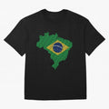Map of Brazil (Brazil) Classic T-Shirt Bring Champion Energy into Global Football Passion for FIFA World Cup 2026, Connected to Haaland and Mbappe, Netherlands, Stadium Chants, National Pride, Trophy Dreams and Unforgettable Football Memories; Made