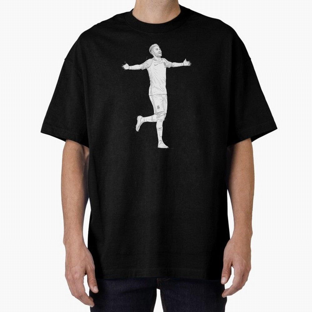 Neymar Joga Bonito Oversized T-Shirt Follow Every Goal of the FIFA World Cup 2026 USA Canada Mexico Journey through Cristiano Ronaldo, Haaland and CR7 Highlights, England and Germany Pride, Sports Nostalgia, International Competition, Famous