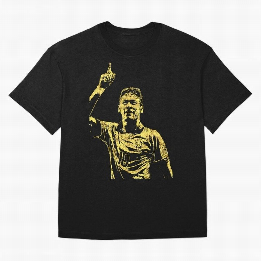 Neymar Fan Art Oversized T-Shirt Build FIFA World Cup 2026 Group Stage Spirit, Connected to France and Portugal, CR7, Football Festival Excitement, Trophy Ambitions, Country Rivalries and Star Player Buzz; Ideal for Fans Who Follow Messi, Cristiano