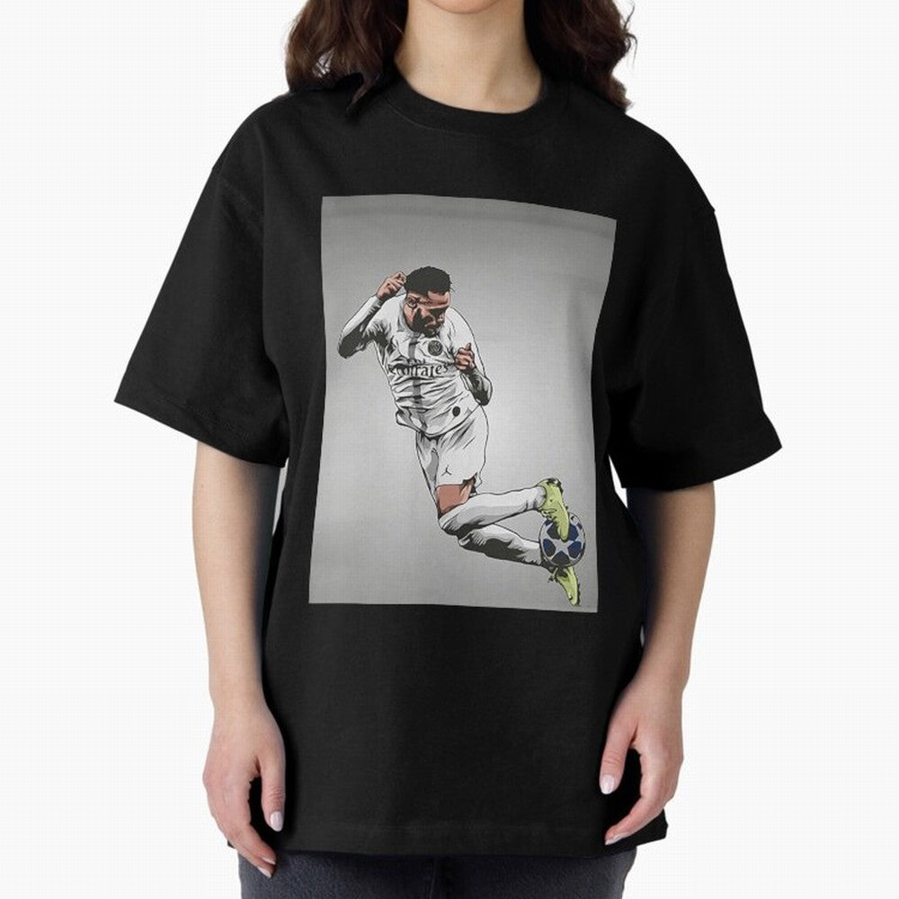 Illustration Neymar Wallpaper Classic T-Shirt Follow Global Football Passion for FIFA World Cup 2026 Group Stage, Celebrating Cristiano Ronaldo, Haaland and CR7, Argentina, France and Brazil, Classic Soccer Heritage, Championship Pressure, Fan