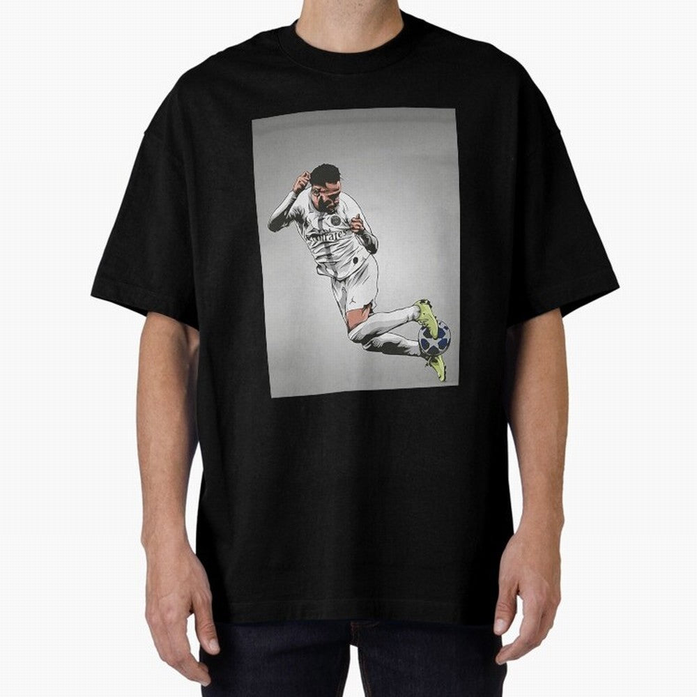 Illustration Neymar Wallpaper Classic T-Shirt Follow Global Football Passion for FIFA World Cup 2026 Group Stage, Celebrating Cristiano Ronaldo, Haaland and CR7, Argentina, France and Brazil, Classic Soccer Heritage, Championship Pressure, Fan