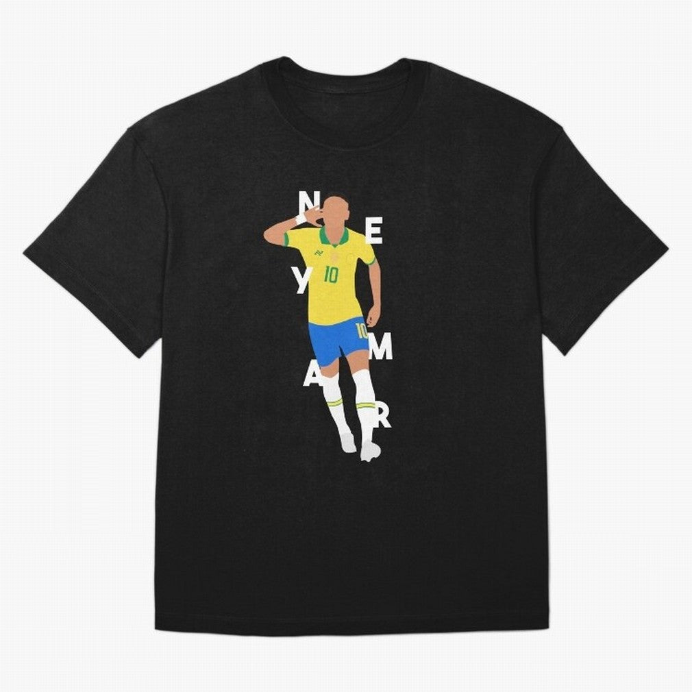 Neymar x Brazil Oversized T-Shirt Represent Fans Who Live for FIFA World Cup 2026 Built around CR7, England, France and Netherlands Energy, Global Supporter Spirit, Legendary Goals, National Colors and Tournament Celebration; Great for Watch