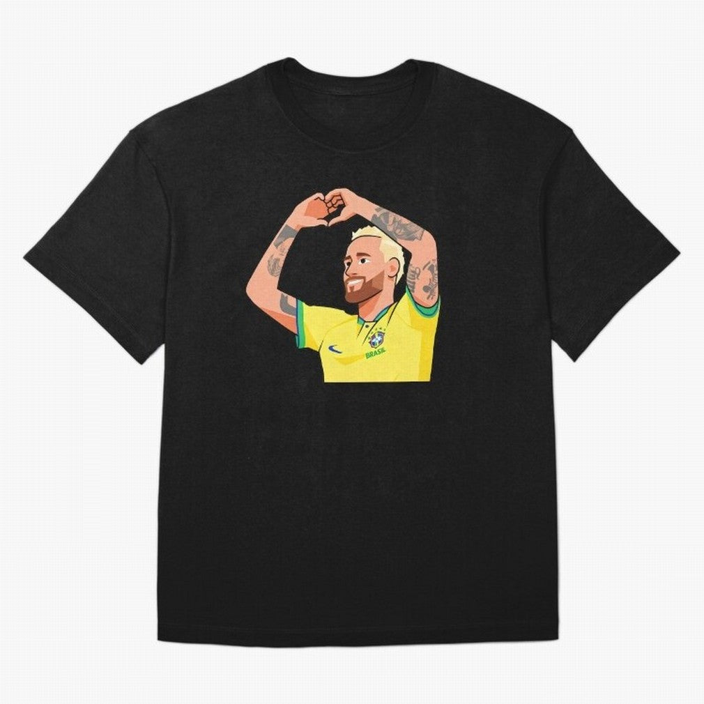 World Cup Neymar Oversized T-Shirt Celebrate Classic Football Spirit in Global Football Passion for FIFA World Cup 2026, Celebrating Mbappe and Neymar, Spain and Netherlands, Match Day Excitement, Supporter Culture, Golden Goals and Global Football