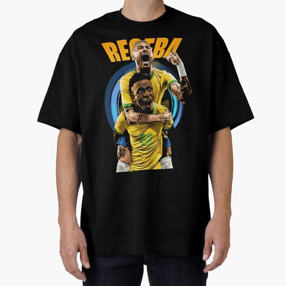 RECEBA Classic T-Shirt Feel International Energy from FIFA World Cup 2026 Spirit, Connected to France and Portugal, Messi, Neymar and Mbappe, Soccer Culture, Superstar Moments, National Team Dreams and Competitive Fire; Perfect for People Who Love