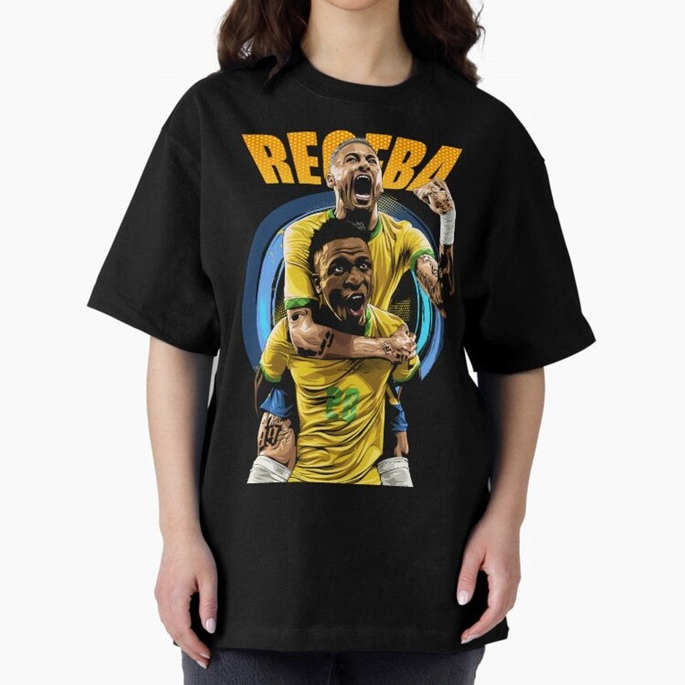 RECEBA Classic T-Shirt Feel International Energy from FIFA World Cup 2026 Spirit, Connected to France and Portugal, Messi, Neymar and Mbappe, Soccer Culture, Superstar Moments, National Team Dreams and Competitive Fire; Perfect for People Who Love
