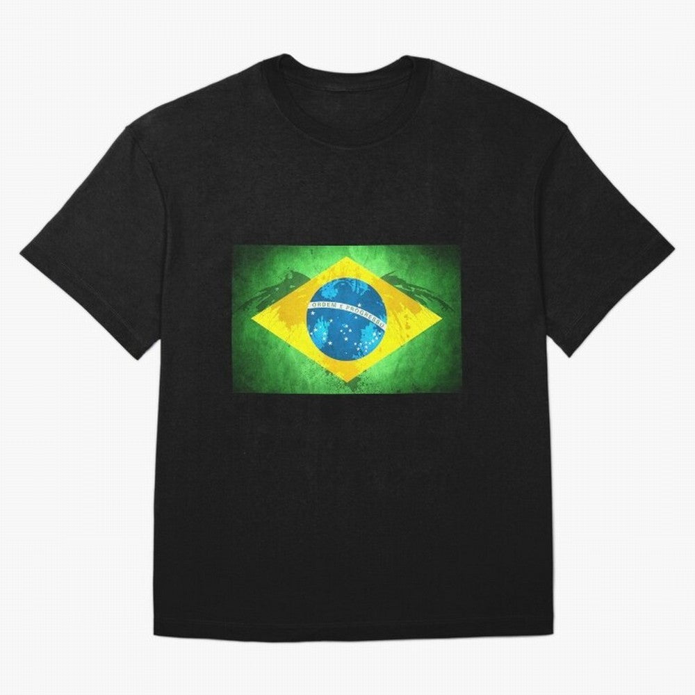 Brazil Oversized T-Shirt Keep the Match Day Mood of Match Day Hype around FIFA World Cup 2026 USA Canada Mexico, CR7 and Messi, Brazil, Worldwide Fan Energy, Dramatic Goals, Stadium Lights and Championship Celebrations; Made for Collectors Who