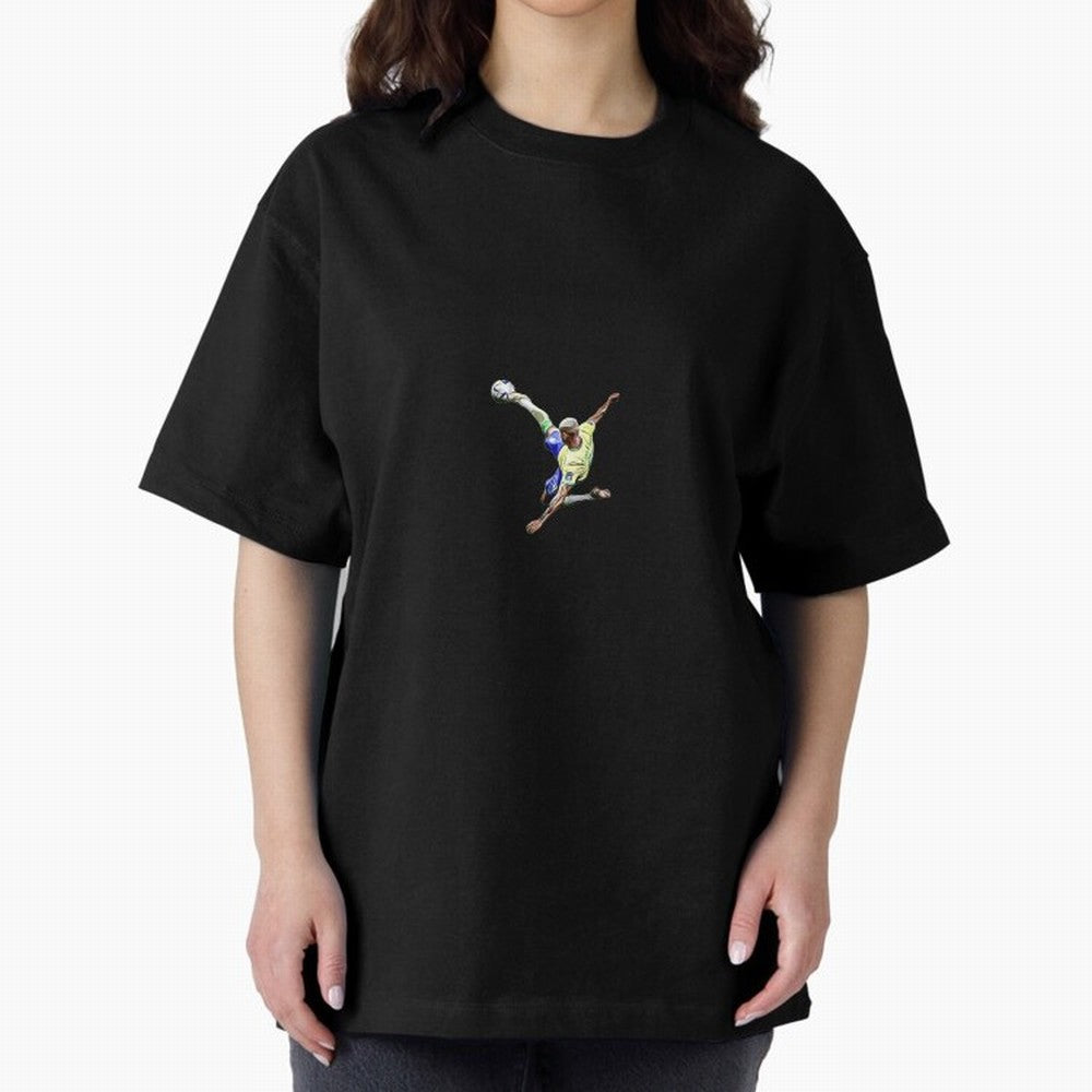 Richarlison best goal Oversized T-Shirt Enjoy Global Football Passion for FIFA World Cup 2026, Celebrating Messi, England, Supporter Pride, Iconic Celebrations, Legendary Names and Global Match Day Energy; Perfect for Fans, Collectors, Family