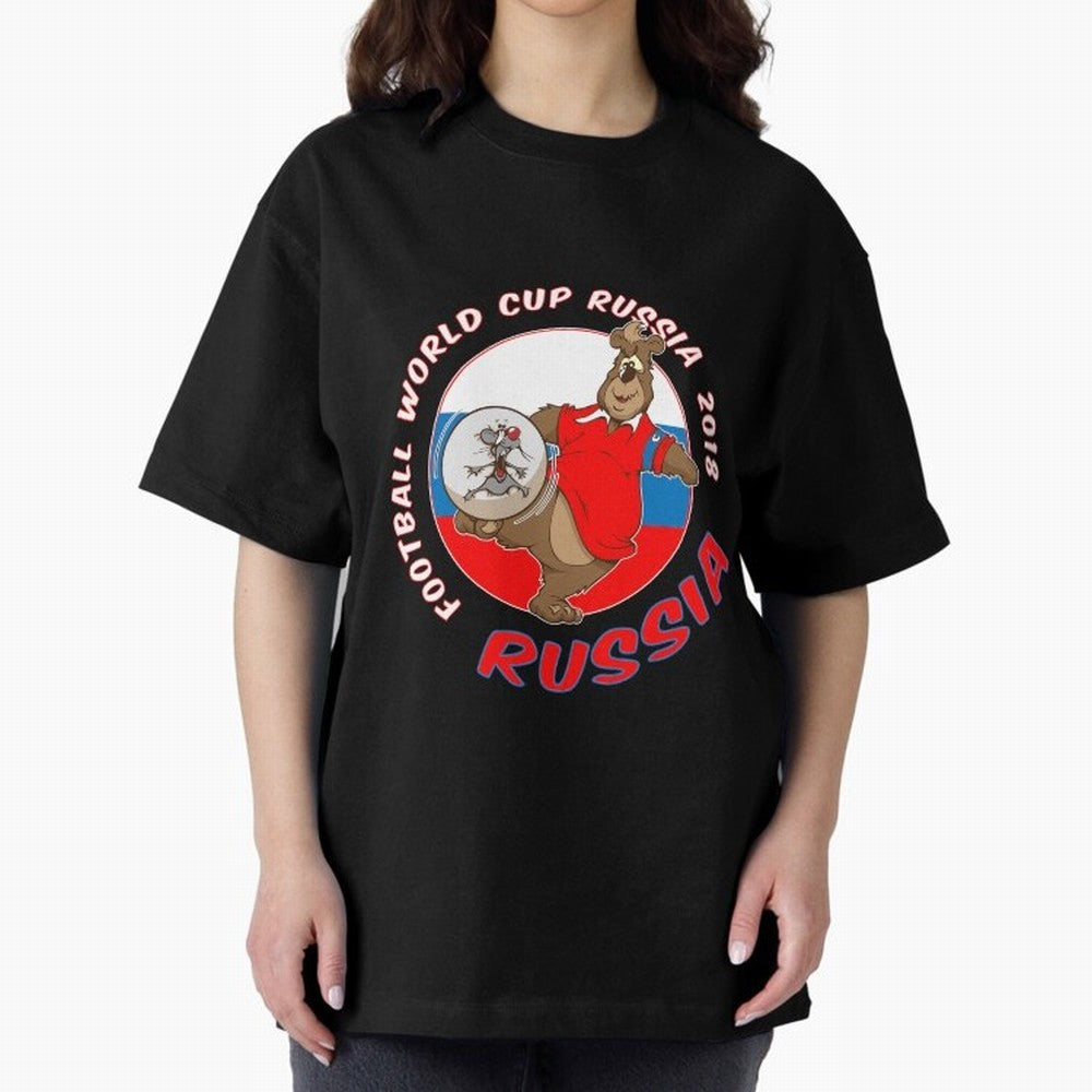 Russia football World Cup Russia 2018 T shirt and merchandise Oversized T-Shirt Celebrate Rivalries and Pride in the FIFA World Cup 2026 USA Canada Mexico Journey through Haaland and Mbappe Highlights, Argentina Pride, Game Day Rituals, Football