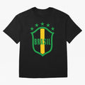 BRASIL LOGO 002 Oversized T-Shirt Make Your Look Match FIFA World Cup 2026 Made for Cristiano Ronaldo, Haaland and CR7, France and Portugal Energy, Classic Soccer Heritage, Championship Pressure, Fan Loyalty and International Pride; Perfect for