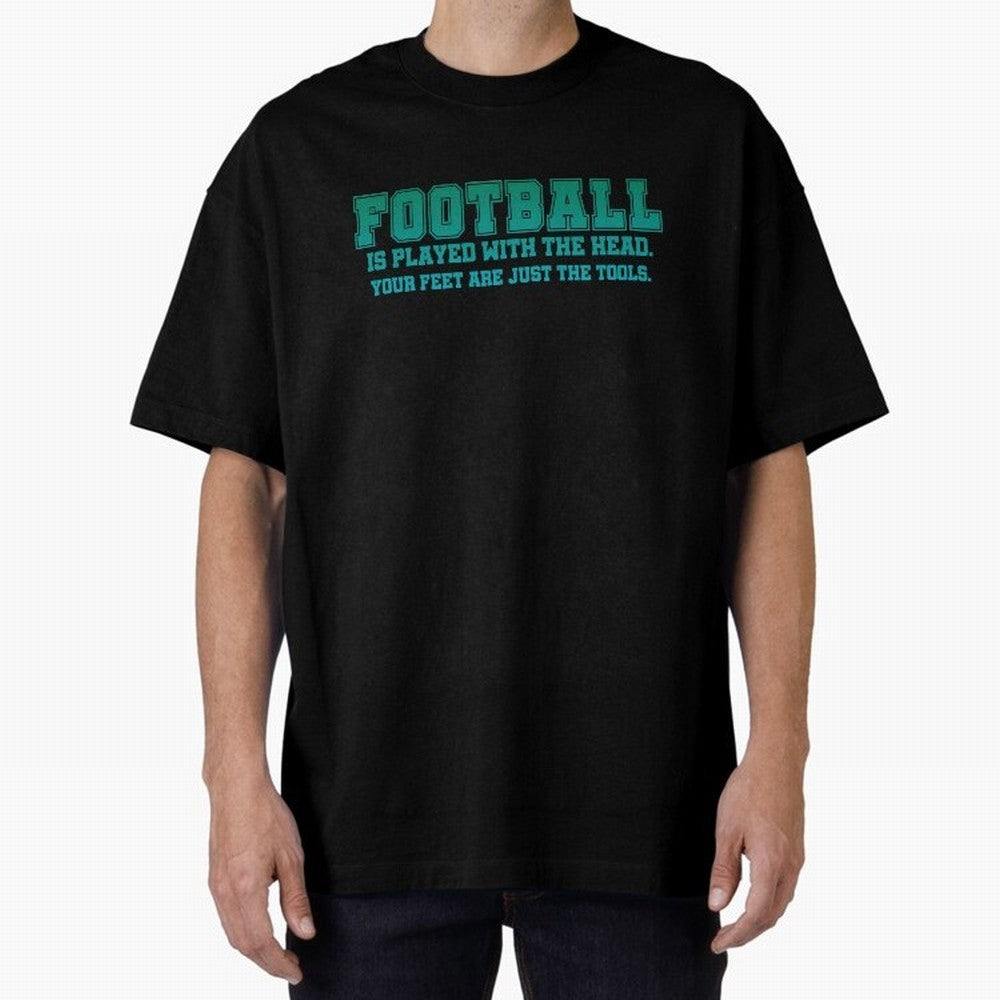 Football is played with the head. Classic T-Shirt Join the Countdown to FIFA World Cup 2026 USA Canada Mexico for Fans of CR7 and Messi and Portugal, Bringing Championship Spirit, Famous Goals, Roaring Crowds and International Football Unity; Made