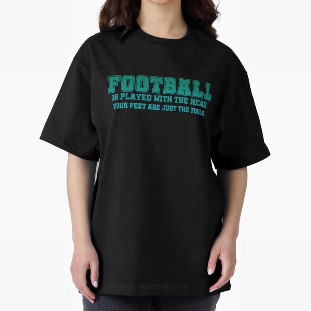 Football is played with the head. Classic T-Shirt Join the Countdown to FIFA World Cup 2026 USA Canada Mexico for Fans of CR7 and Messi and Portugal, Bringing Championship Spirit, Famous Goals, Roaring Crowds and International Football Unity; Made