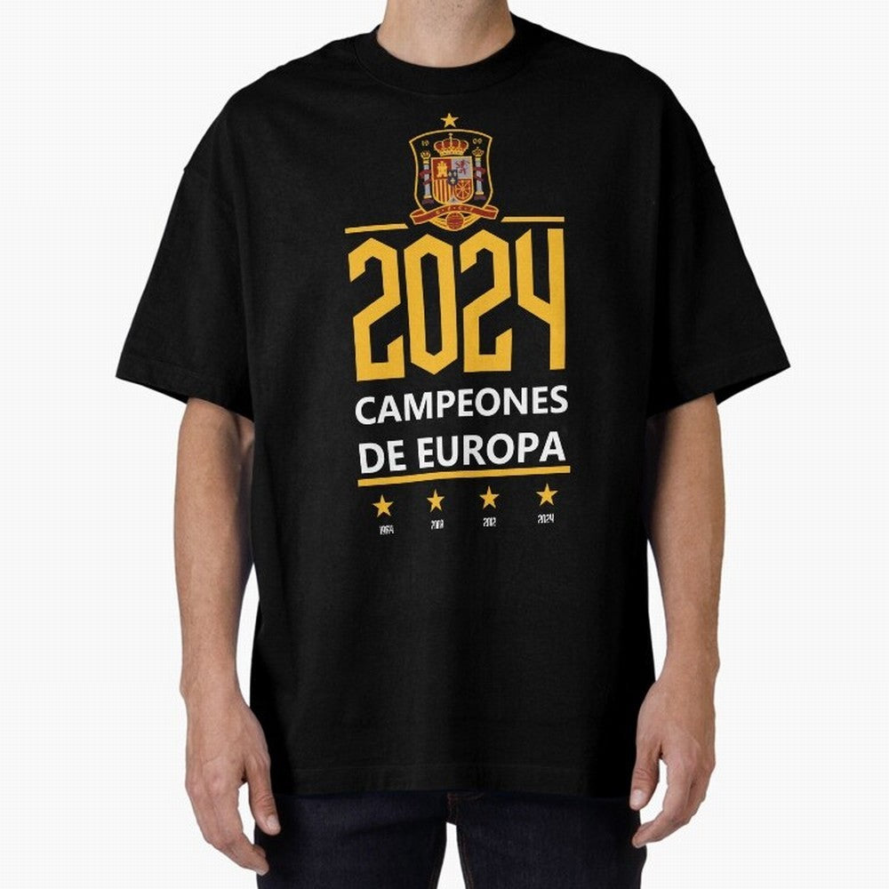 Campeonato Europa 2024 Oversized T-Shirt Fuel Your Fan Pride for FIFA World Cup 2026 Group Stage for Fans of Haaland and Brazil, Bringing Global Supporter Spirit, Legendary Goals, National Colors and Tournament Celebration; Created for Match Day