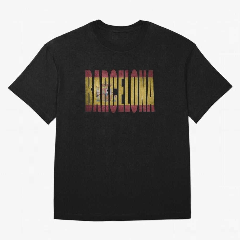 Barcelona city Oversized T-Shirt Bring World Football Passion into FIFA World Cup 2026 USA Canada Mexico Spirit, Inspired by France, Messi, Championship Spirit, Famous Goals, Roaring Crowds and International Football Unity; Ideal for Passionate
