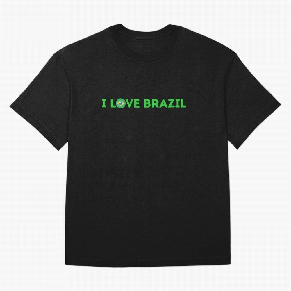 Art I love Brazil Classic T-Shirt Enjoy Match Day Hype around FIFA World Cup 2026 USA Canada Mexico, Neymar, Argentina, France and Brazil, Champion Mindset, Group Stage Buzz, Knockout Tension and Passionate Fan Culture; Created for Match Day