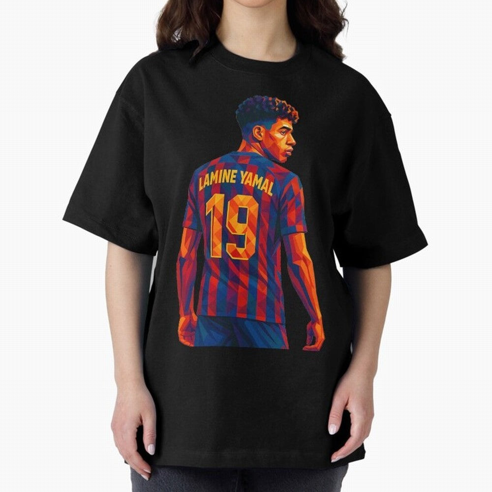 Lamine Yamal Oversized T-Shirt Relive Legendary Nights from FIFA World Cup 2026 USA Canada Mexico Highlighting Haaland and Mbappe, Spain and Netherlands Energy, Football Passion, Legendary Performances, Festival Vibes and Supporter Community;