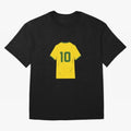 Pele Classic World Cup Jersey Oversized T-Shirt Upgrade FIFA World Cup 2026 for Fans of CR7 and England, Bringing Sports Nostalgia, International Competition, Famous Players and Unforgettable Victories; Great for Watch Parties, Sports Bars, Family