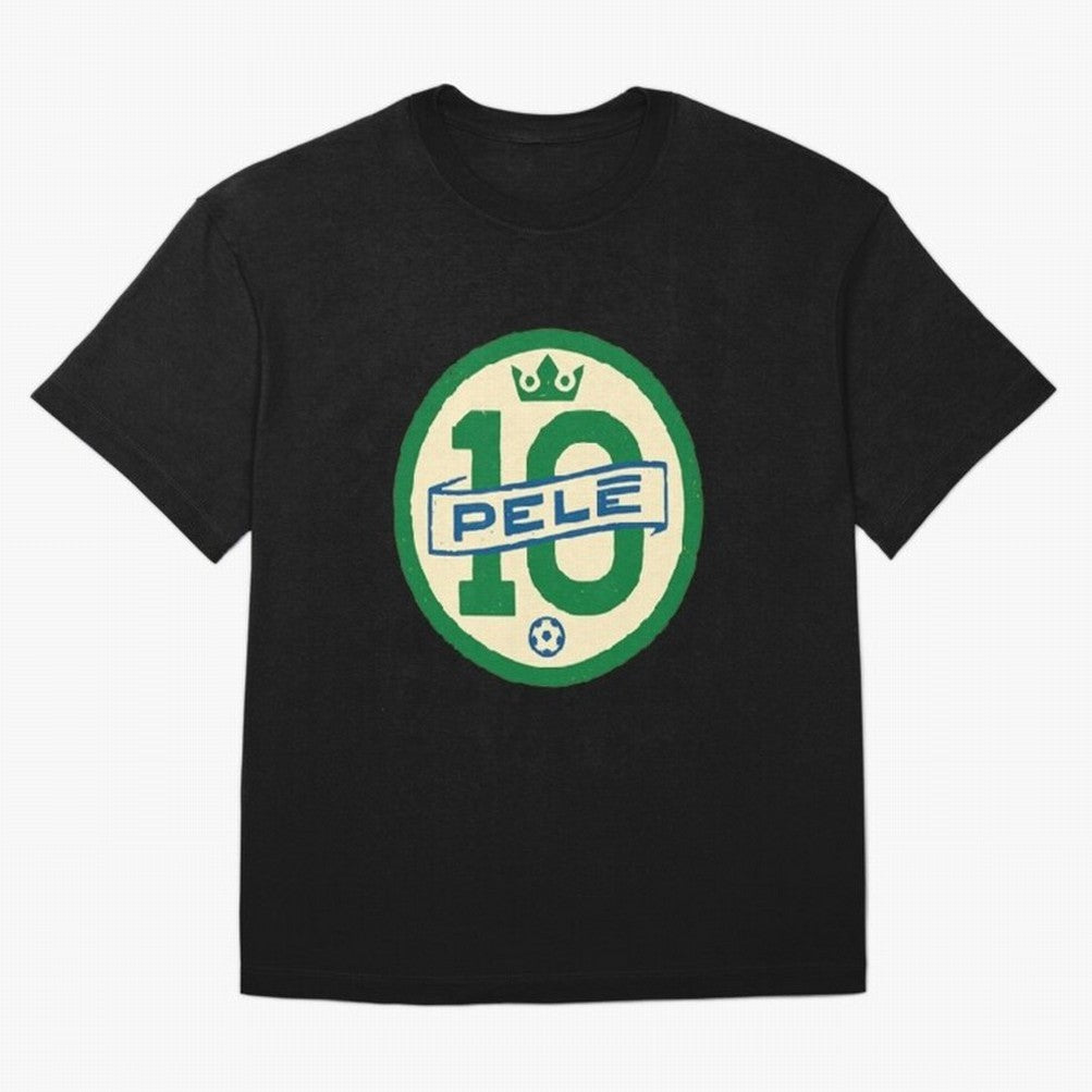 Signed Pele Shirt Oversized T-Shirt Show Love for Legendary Goals in Match Day Hype around FIFA World Cup 2026, Neymar, Haaland and Cristiano Ronaldo, Portugal, Spain and Germany, Goal Celebration Energy, Supporter Heritage, Football Icons and