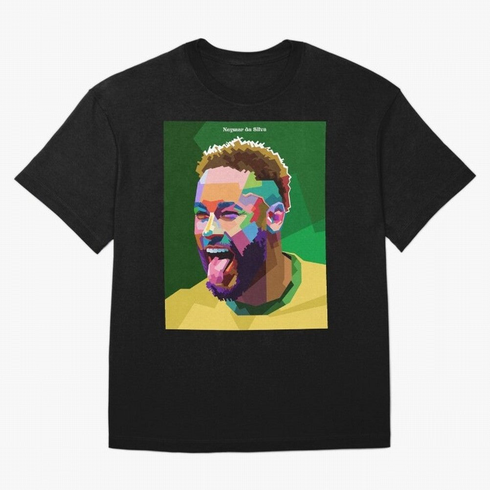 Neymar Brazil Football Player Classic T-Shirt Celebrate Every Goal in FIFA World Cup 2026 USA Canada Mexico with Mbappe and Neymar, Portugal, Spain and Germany Energy, Sports Nostalgia, International Competition, Famous Players and Unforgettable