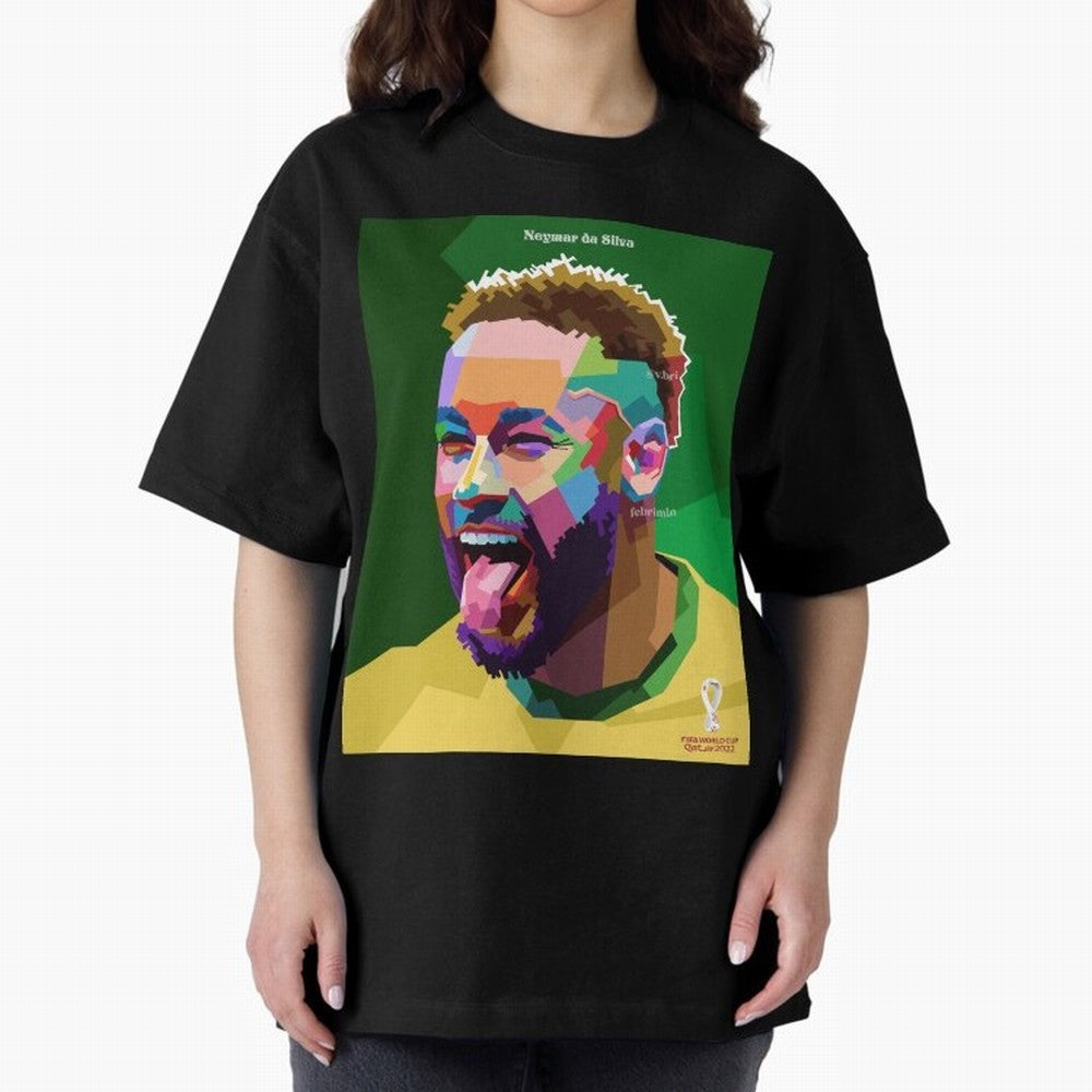 Neymar Brazil World Cup 2022 Pop Art Classic T-Shirt Unlock the FIFA World Cup 2026 Group Stage Journey through Haaland and Mbappe Highlights, England Pride, Football Passion, Legendary Performances, Festival Vibes and Supporter Community; Great