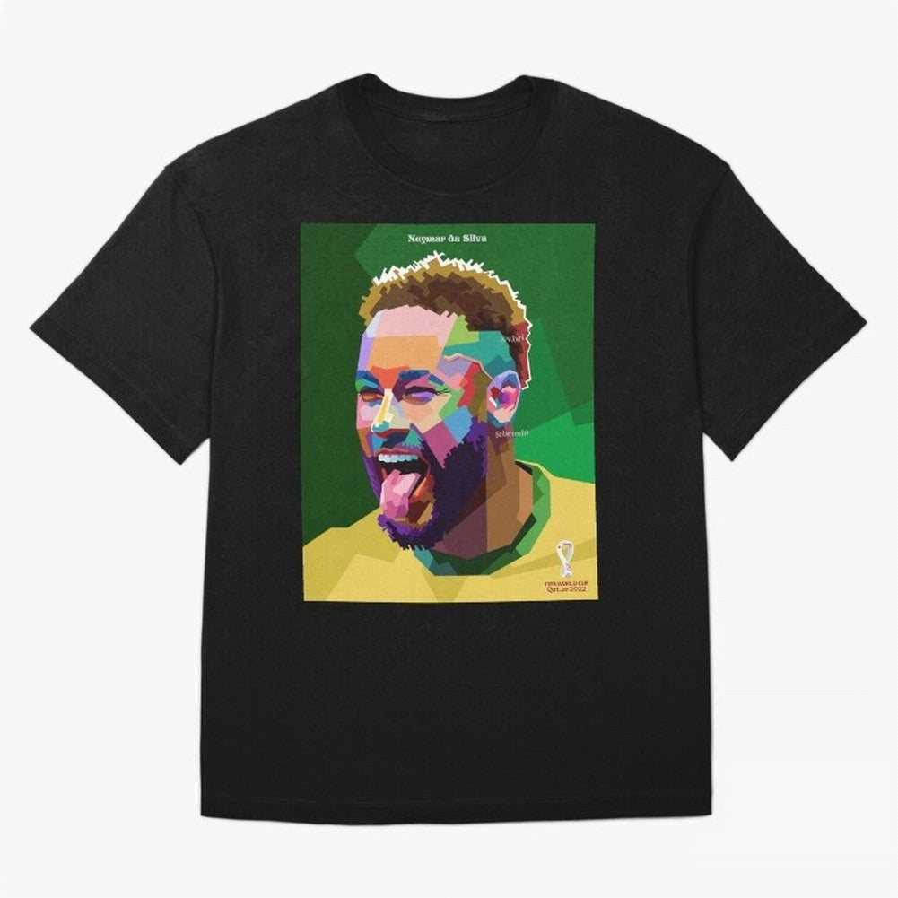 Neymar Brazil World Cup 2022 Pop Art Classic T-Shirt Unlock the FIFA World Cup 2026 Group Stage Journey through Haaland and Mbappe Highlights, England Pride, Football Passion, Legendary Performances, Festival Vibes and Supporter Community; Great