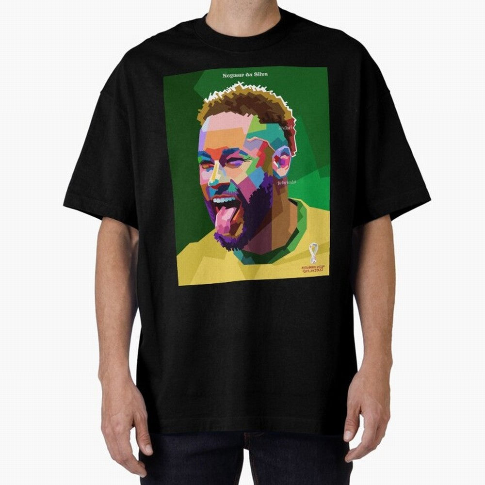 Neymar Brazil World Cup 2022 Pop Art Classic T-Shirt Unlock the FIFA World Cup 2026 Group Stage Journey through Haaland and Mbappe Highlights, England Pride, Football Passion, Legendary Performances, Festival Vibes and Supporter Community; Great
