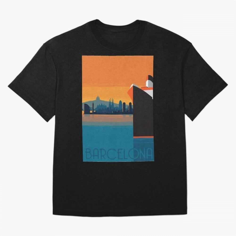 Barcelona Spain Travel Classic T-Shirt Represent FIFA World Cup 2026 for Fans of Cristiano Ronaldo and Germany, Bringing Soccer Culture, Superstar Moments, National Team Dreams and Competitive Fire; Great for Watch Parties, Sports Bars, Family