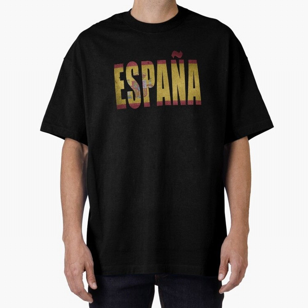 Espa?a Oversized T-Shirt Join the Global Buzz around the FIFA World Cup 2026 Journey through Messi and Cristiano Ronaldo Highlights, Spain and Netherlands Pride, Goal Celebration Energy, Supporter Heritage, Football Icons and Worldwide Tournament