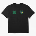 Classic Brasil Soccer No. 10 Brazil World Jersey Cup T Shirt Classic T-Shirt Celebrate National Team Dreams in Match Day Hype around FIFA World Cup 2026 Group Stage, CR7, Spain, Championship Spirit, Famous Goals, Roaring Crowds and International