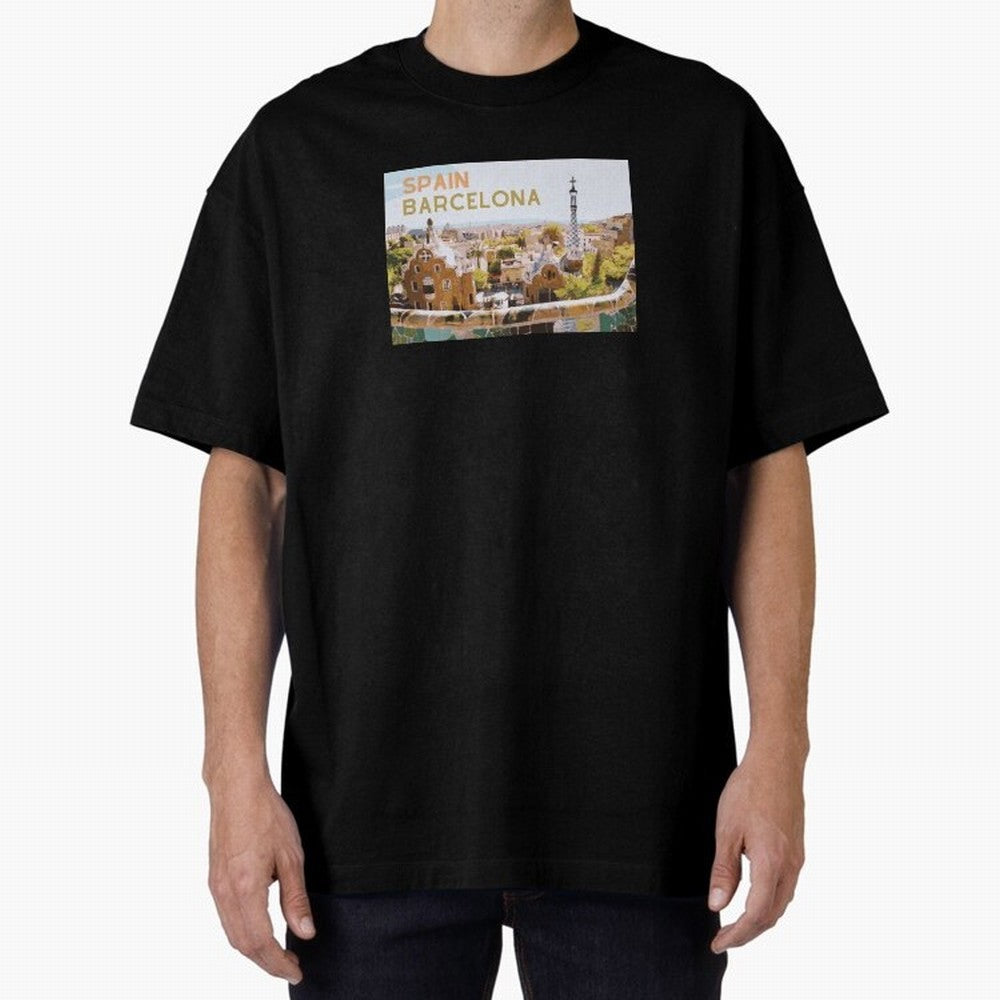 Barcelona Print Classic T-Shirt Celebrate the Magic of FIFA World Cup 2026 USA Canada Mexico for Fans of Messi, Neymar and Mbappe and Argentina, France and Brazil, Bringing Vintage Soccer Flavor, Modern Football Stars, National Flags and Final