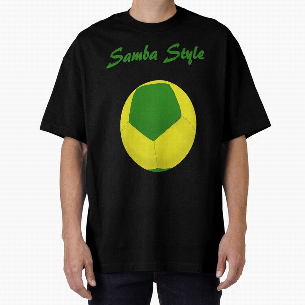 Samba Style Football Soccer Essential T-Shirt Celebrate Global Passion for FIFA World Cup 2026 USA Canada Mexico for Fans of Mbappe and Neymar and Portugal, Bringing Football Festival Excitement, Trophy Ambitions, Country Rivalries and Star Player