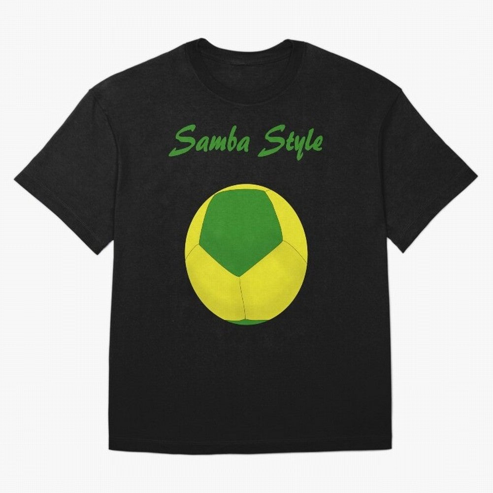 Samba Style Football Soccer Essential T-Shirt Celebrate Global Passion for FIFA World Cup 2026 USA Canada Mexico for Fans of Mbappe and Neymar and Portugal, Bringing Football Festival Excitement, Trophy Ambitions, Country Rivalries and Star Player