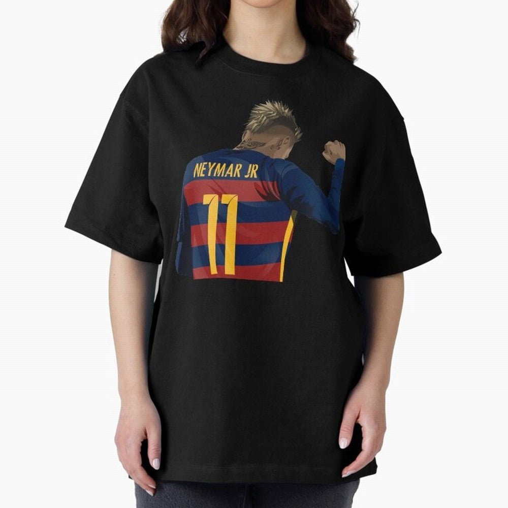 Neymar Oversized T-Shirt Join Supporters Worldwide for FIFA World Cup 2026 USA Canada Mexico Inspired by Neymar, Haaland and Cristiano Ronaldo, Brazil Energy, Football Festival Excitement, Trophy Ambitions, Country Rivalries and Star Player Buzz;