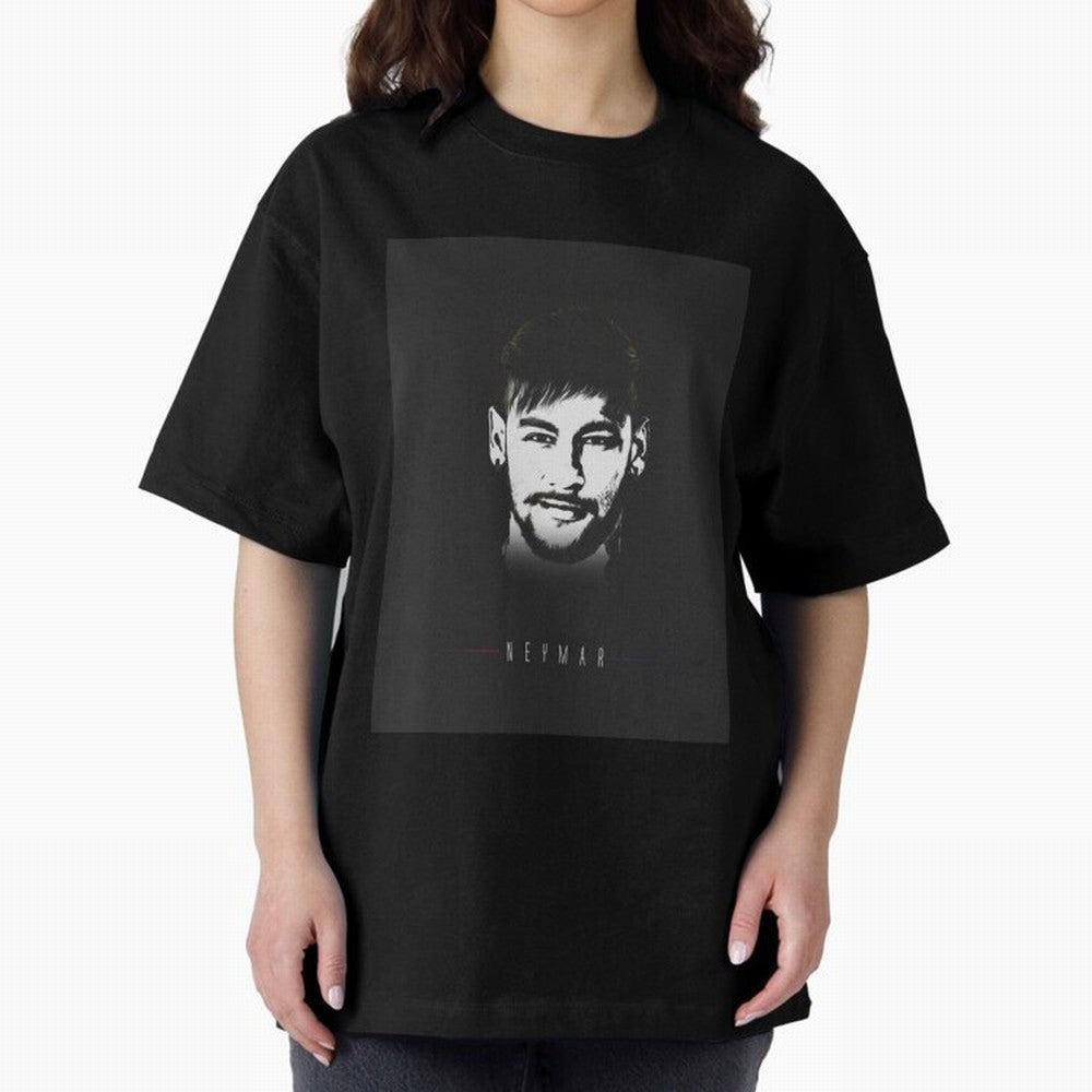 Designs by Neymar Illustration Classic T-Shirt Celebrate Football Heritage in the FIFA World Cup 2026 USA Canada Mexico Journey through Neymar, Haaland and Cristiano Ronaldo Highlights, Spain and Netherlands Pride, Champion Mindset, Group Stage