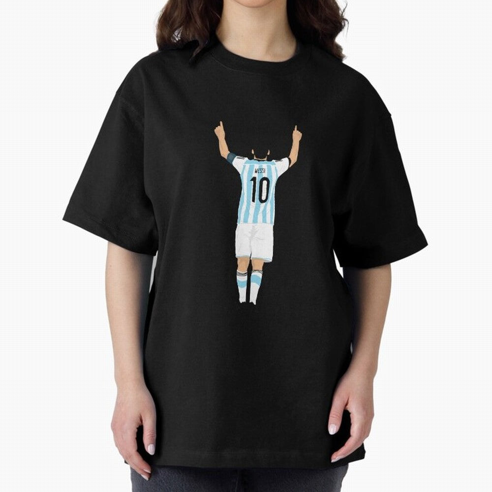 LEO MESSI ILLUSTRATION Classic T-Shirt Carry FIFA World Cup 2026 Filled with Cristiano Ronaldo, Portugal, Spain and Germany Energy, Soccer Culture, Superstar Moments, National Team Dreams and Competitive Fire; Great for Watch Parties, Sports Bars,
