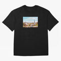Barcelona Print Oversized T-Shirt Show Love for Legendary Goals in FIFA World Cup 2026 USA Canada Mexico for Fans of Messi and Cristiano Ronaldo and Argentina, France and Brazil, Bringing Tournament Hype, Historic Matchups, Family Viewing Parties