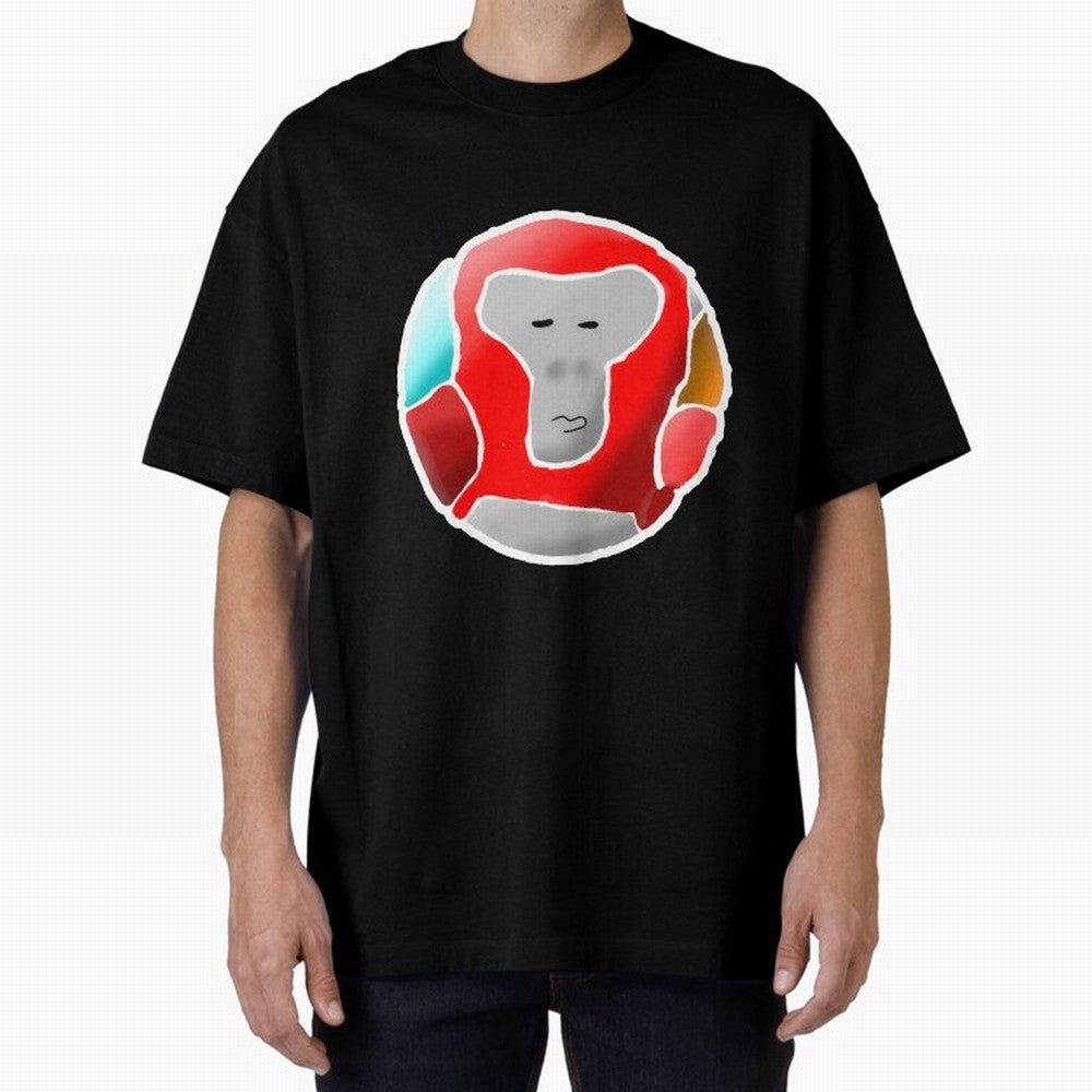 Gorilla Tag red soccer ball Gorilla Oversized T-Shirt Wear the Spirit of Match Day Hype around FIFA World Cup 2026 Group Stage, Messi and Cristiano Ronaldo, Portugal, Spain and Germany, Football Passion, Legendary Performances, Festival Vibes and