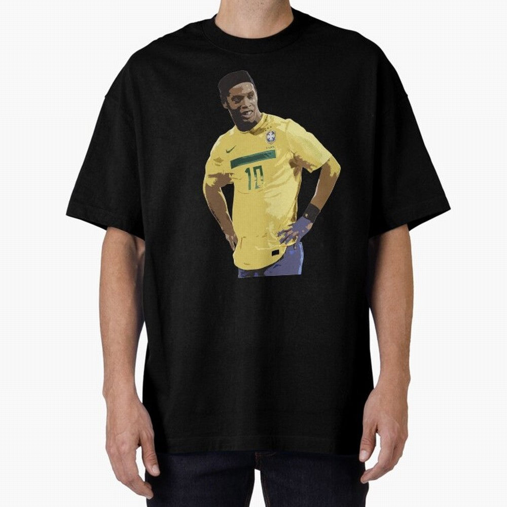 Ronaldinho Brazil Joga Bonito Classic T-Shirt Show Passion for the Stars of Global Football Passion for FIFA World Cup 2026 Group Stage, Capturing CR7, Argentina and Brazil, Goal Celebration Energy, Supporter Heritage, Football Icons and Worldwide