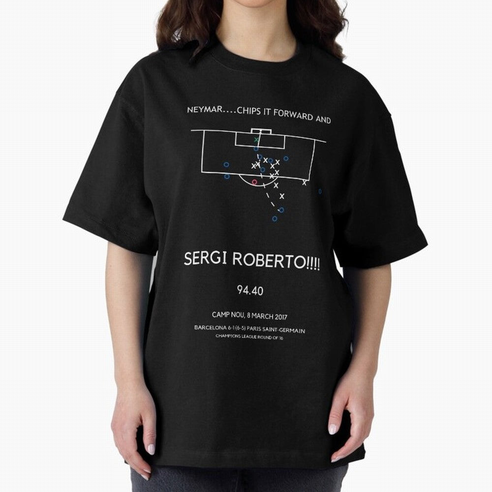 Sergi Roberto Winning Goal vs PSG (La Remontada) Classic T-Shirt Bring Match Day Fire to the FIFA World Cup 2026 USA Canada Mexico Journey through Cristiano Ronaldo Highlights, Germany Pride, Classic Soccer Heritage, Championship Pressure, Fan